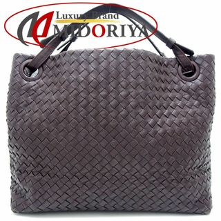 Bottega Veneta - BOTTEGAVENETA ボッテガヴェネタ イントレチャート トートバッグ レザー ブラウン/351204【中古】