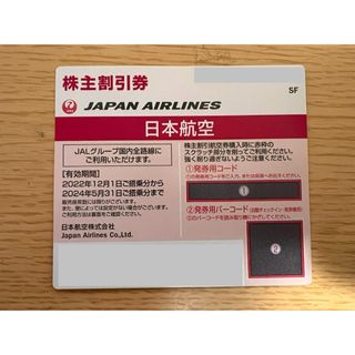 JAL 株主優待券 1枚 有効期限︰2024年5月31日(航空券)