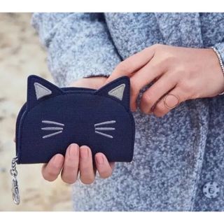 Cath Kidston - 【新品未使用】キャスキッドソン キャット コインケース レオパードフラワー