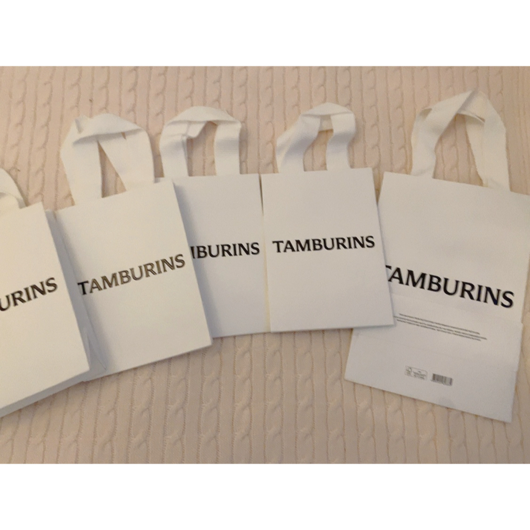 【Tamburins タンバリンズ 】紙袋 ショップ袋　ショッパー セット 袋 レディースのバッグ(ショップ袋)の商品写真