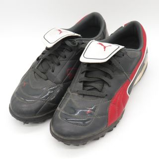 プーマ(PUMA)のプーマ スニーカー サッカースパイク ローカット シューズ 靴 黒 メンズ 26サイズ ブラック PUMA(スニーカー)