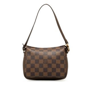 ルイヴィトン(LOUIS VUITTON)のルイ ヴィトン ダミエ トゥルース メイクアップ アクセサリーポーチ N51982 PVC レディース LOUIS VUITTON 【1-0148555】(ポーチ)