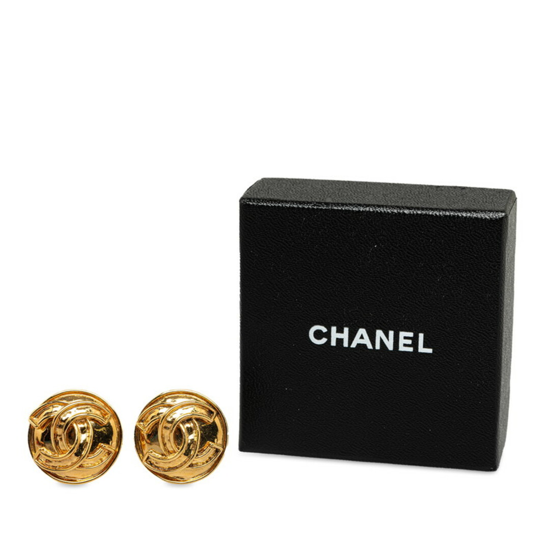 CHANEL(シャネル)の美品 シャネル ヴィンテージ ココマーク イヤリング メッキ レディース CHANEL 【222-48872】 レディースのアクセサリー(イヤリング)の商品写真