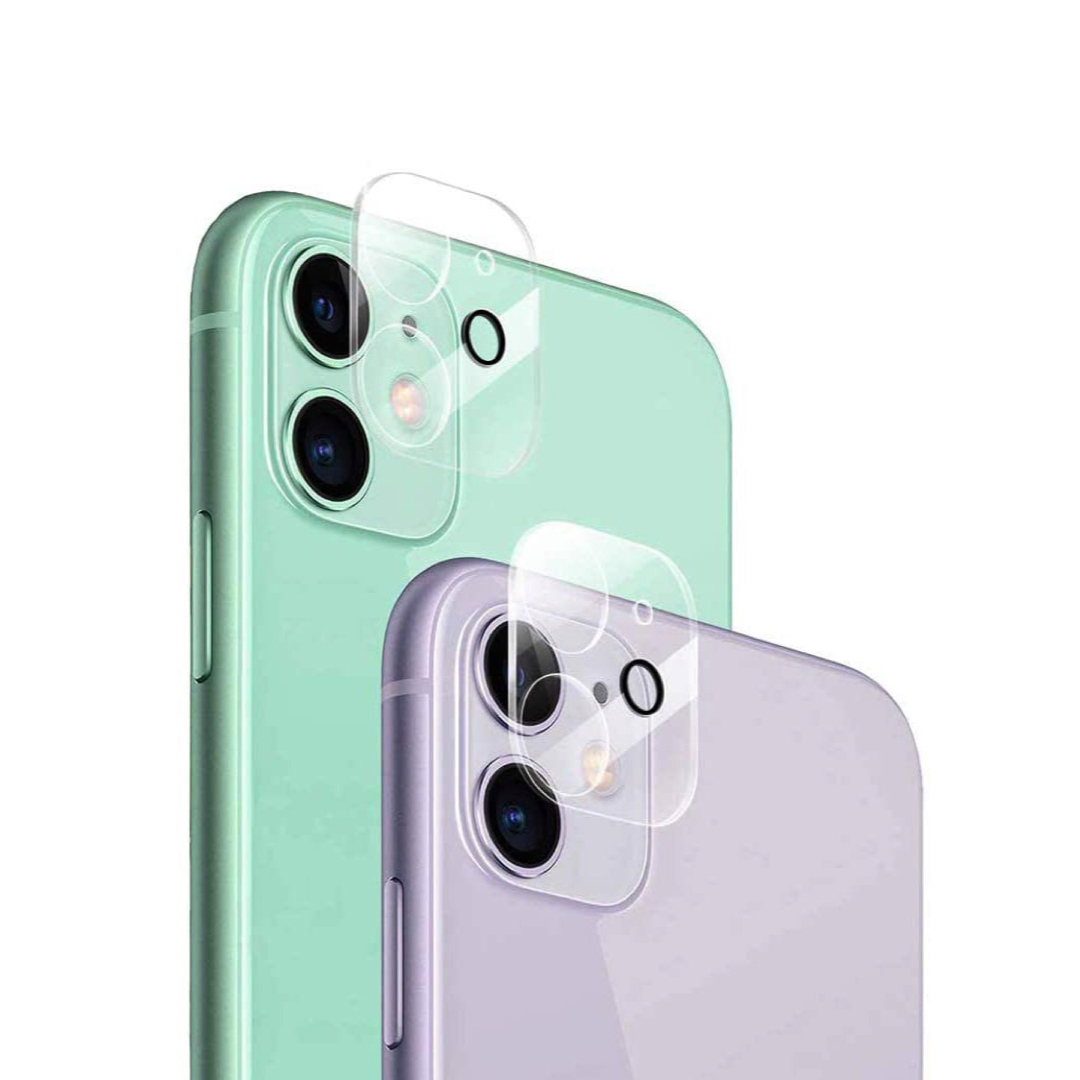 iphone 11 カメラフィルム カメラ保護フィルム  レンズカバー スマホ/家電/カメラのスマホアクセサリー(保護フィルム)の商品写真