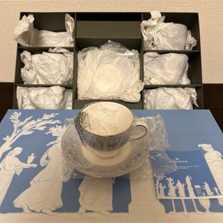 ウェッジウッド(WEDGWOOD)のウェッジウッド　アレクサンドラ　リー　カップ&ソーサー　新品未使用(グラス/カップ)