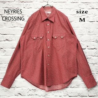 【美品】NEYRIES CROSSING 花柄 ウエスタンシャツ(シャツ)