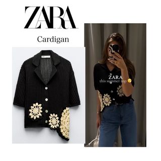 ザラ(ZARA)の【限定セール】ZARAクロシェニット(カットソー(半袖/袖なし))