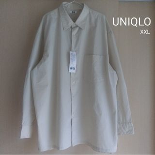 ユニクロ(UNIQLO)のユニクロ メンズ オーバーサイズ シャツ ナチュラル XXL(シャツ)