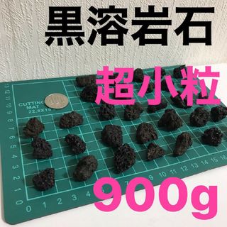 黒溶岩石 超小粒 900g アクアリウム　テラリウム　コゲリウム 水草 ADA(アクアリウム)