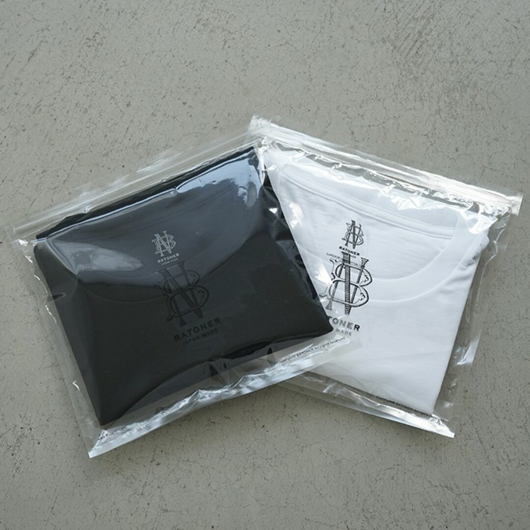 BATONER(バトナー)の未使用に近い!BATONERパックTシャツ1黒/PACK T-SHIRTブラック レディースのトップス(Tシャツ(半袖/袖なし))の商品写真