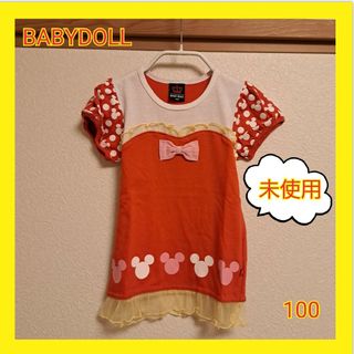 ベビードール(BABYDOLL)のベビードール　ディズニー　BABYDOLL　半袖Tシャツ　キッズ　ミニーちゃん(Tシャツ/カットソー)