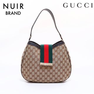 グッチ(Gucci)のグッチ GUCCI GGキャンバス シェリーライン ハンドバッグ(ハンドバッグ)