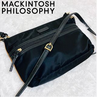 マッキントッシュフィロソフィー(MACKINTOSH PHILOSOPHY)の極美品 マッキントッシュフィロソフィー ショルダーバッグ ポーチ 金金具 (ショルダーバッグ)