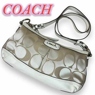 コーチ(COACH)のCOACH　コーチ　2way　ショルダーバッグ　シグネチャー　F19742　希少(ショルダーバッグ)