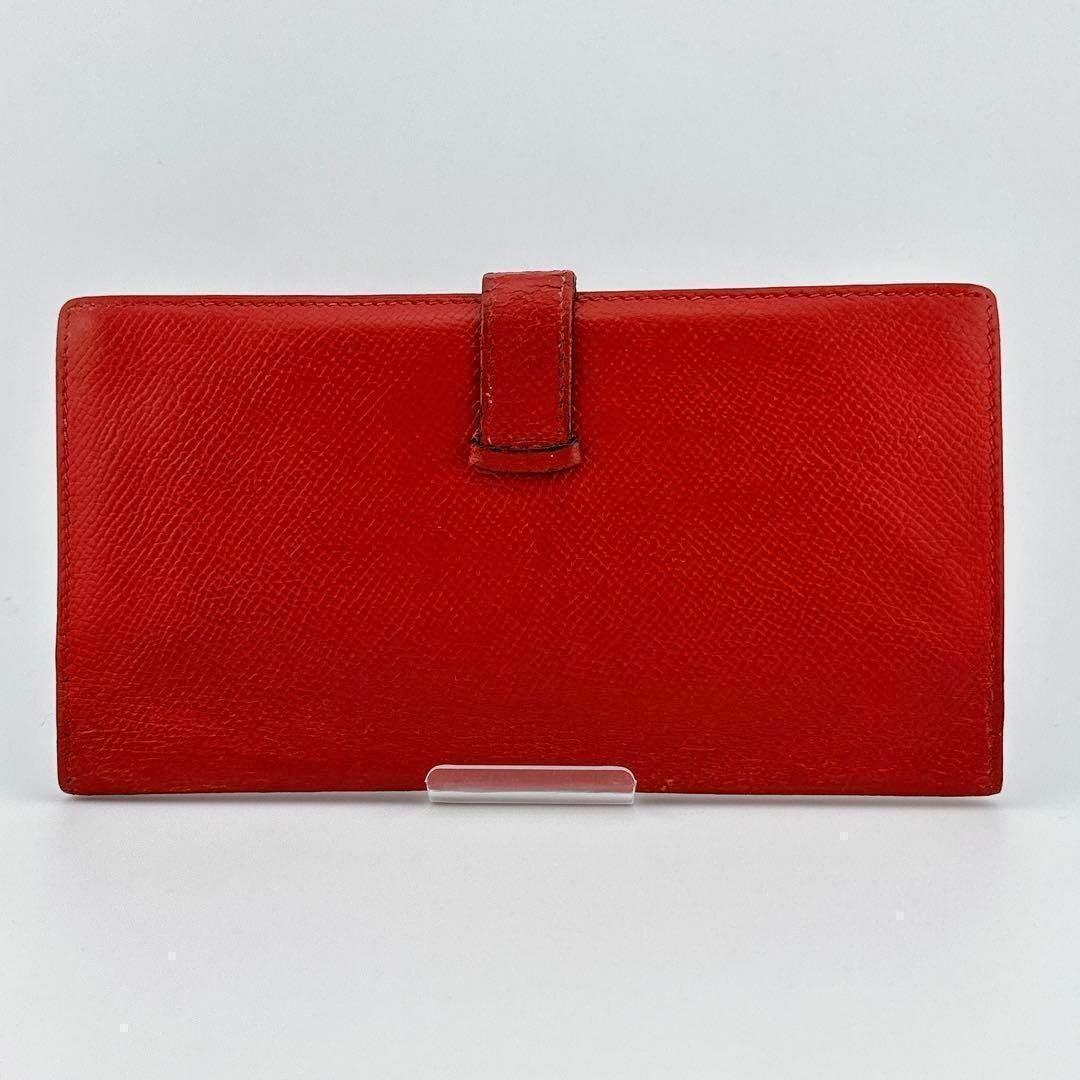 HERMES エルメス べアン クラシック 財布 赤 レッド ブランド HERMES エルメス べアン クラシック 財布 赤 レッド ブランド