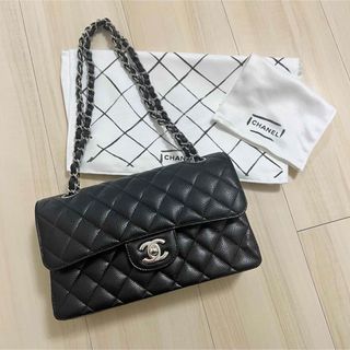 シャネル(CHANEL)のCHANEL シャネル クラシック スモール ハンドバッグ キャビアスキン(ハンドバッグ)