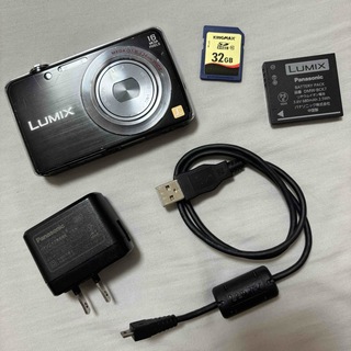 パナソニック(Panasonic)のPanasonic LUMIX デジタルカメラ DMC-FH8 ブラック(コンパクトデジタルカメラ)