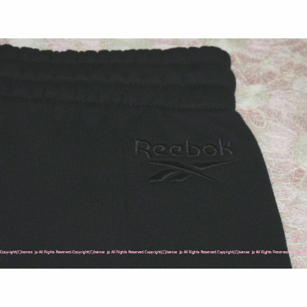 Reebok リーボック 刺繍ロゴ入り スウェット ハーフパンツ ブラック/XL メンズのパンツ(ショートパンツ)の商品写真