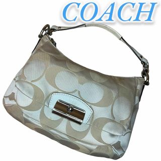 コーチ(COACH)の人気　デカシグネチャー　COACH　コーチ　ハンドバッグ　F22302　ベージュ(ハンドバッグ)