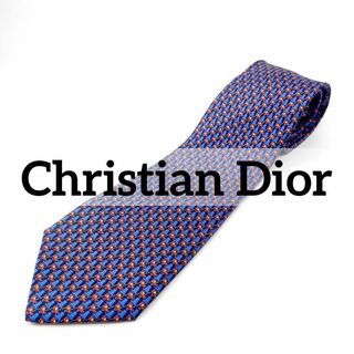 クリスチャンディオール(Christian Dior)のフランス製ヴィンテージ Christian Dior ハンドメイドシルクネクタイ(ネクタイ)
