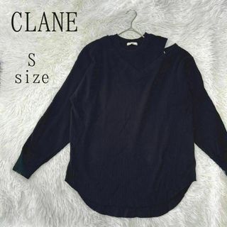 CLANE - CLANE クラネ ASYMMETRY SHOULDER POINT TOPS