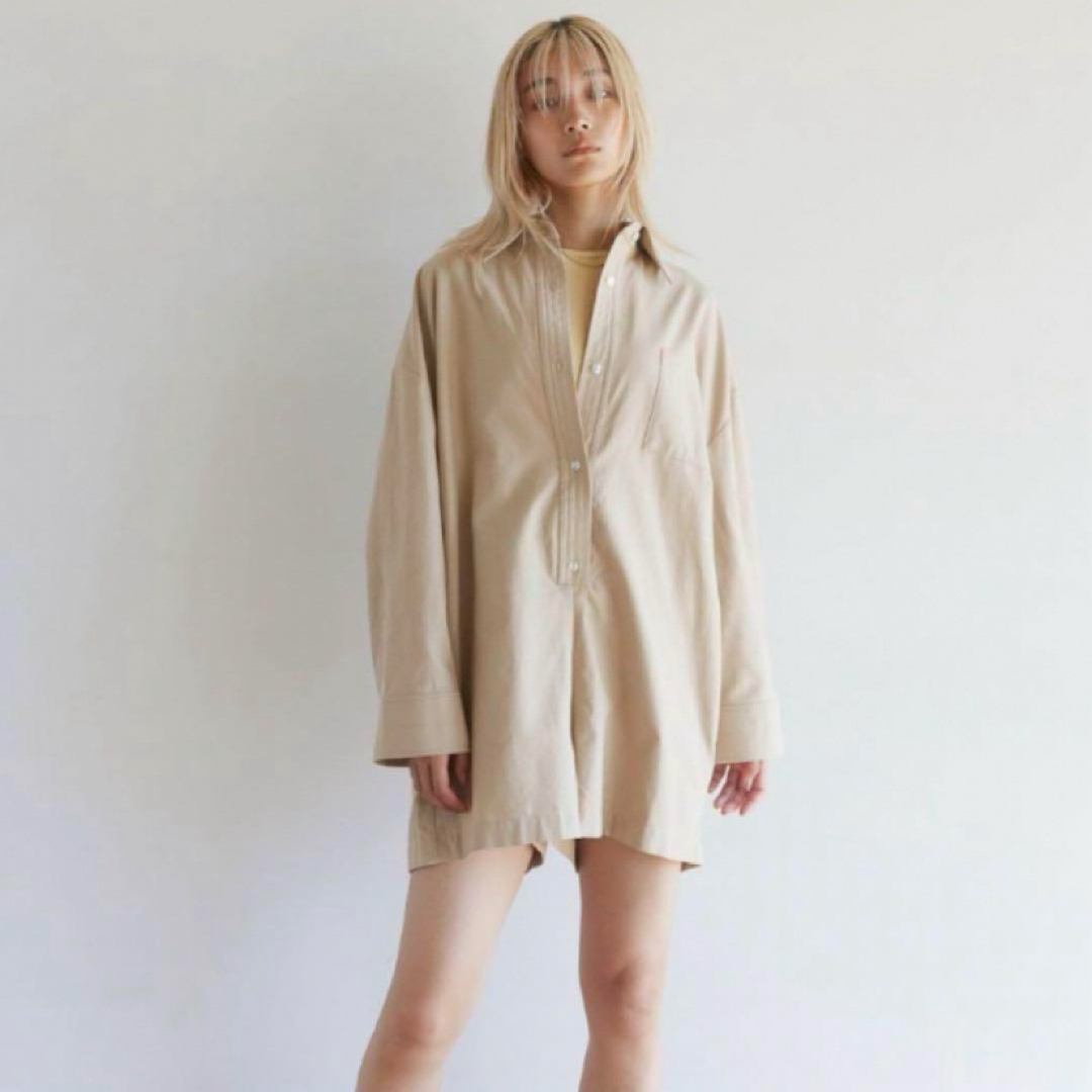 searoomlynn ☆ OXFORDシャツロンパース searoomlynn ☆ OXFORDシャツロンパース