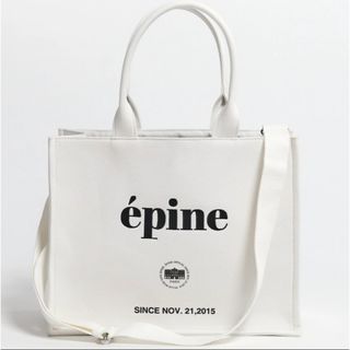 エピヌ(épine)のépine book tote bag large white(トートバッグ)