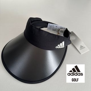 アディダス(adidas)の新品/アディダス/ゴルフ/レディース/サンバイザー/黒/BK(ウエア)