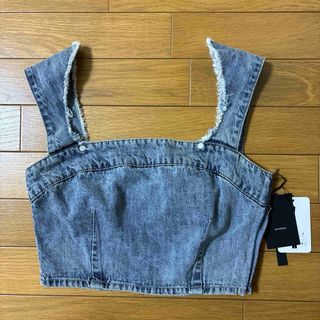 EMODA - 新品☆EMODA コンパクトデニムビスチェ S