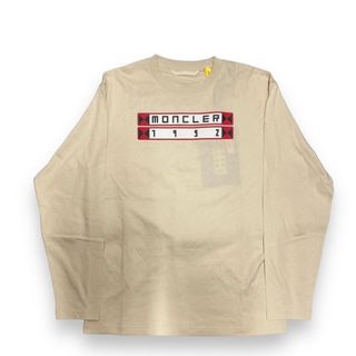 モンクレール(MONCLER)のモンクレール MONCLER 22SS Tシャツ 長袖 ロンT S ベージュ(Tシャツ/カットソー(七分/長袖))