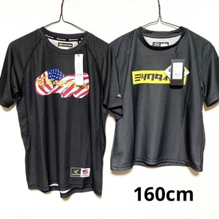 【新品】 160cm  2枚セット スポーツ 野球 カジュアル Tシャツ(Tシャツ/カットソー)