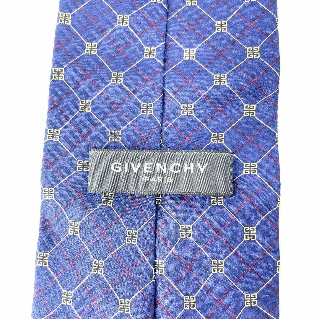 GIVENCHY(ジバンシィ)のイタリー製 GIVENCHY シルクネクタイ ロゴ柄 GG 成人式 結婚式 メンズのファッション小物(ネクタイ)の商品写真