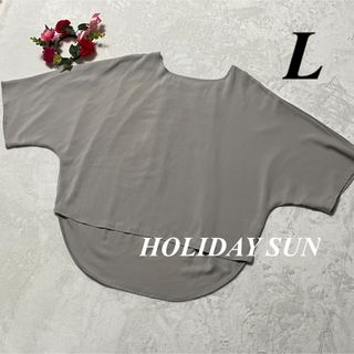 ホリデーサン HOLIDAY SUN ♡ 半袖ブラウス　トップス　L 即発送(シャツ/ブラウス(半袖/袖なし))