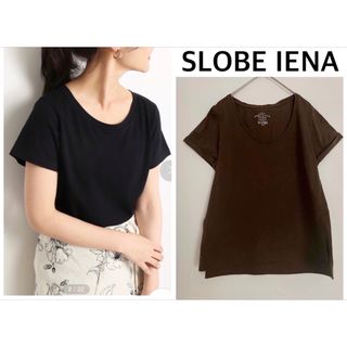 スローブイエナ(SLOBE IENA)のSLOBE IENA スローブイエナ 使えるコットンTシャツ 美品(Tシャツ(半袖/袖なし))