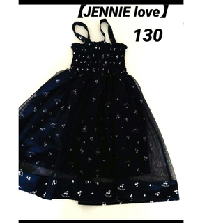 JENNI love - 【JENNIE LOVE】ジェニィラブ　ワンピース　紺色　ネイビー　130cm