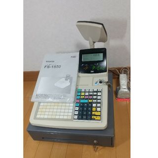 トウシバ(東芝)の【ハンドスキャナ付き】東芝テック FS-1550 90タッチ レジスター(店舗用品)