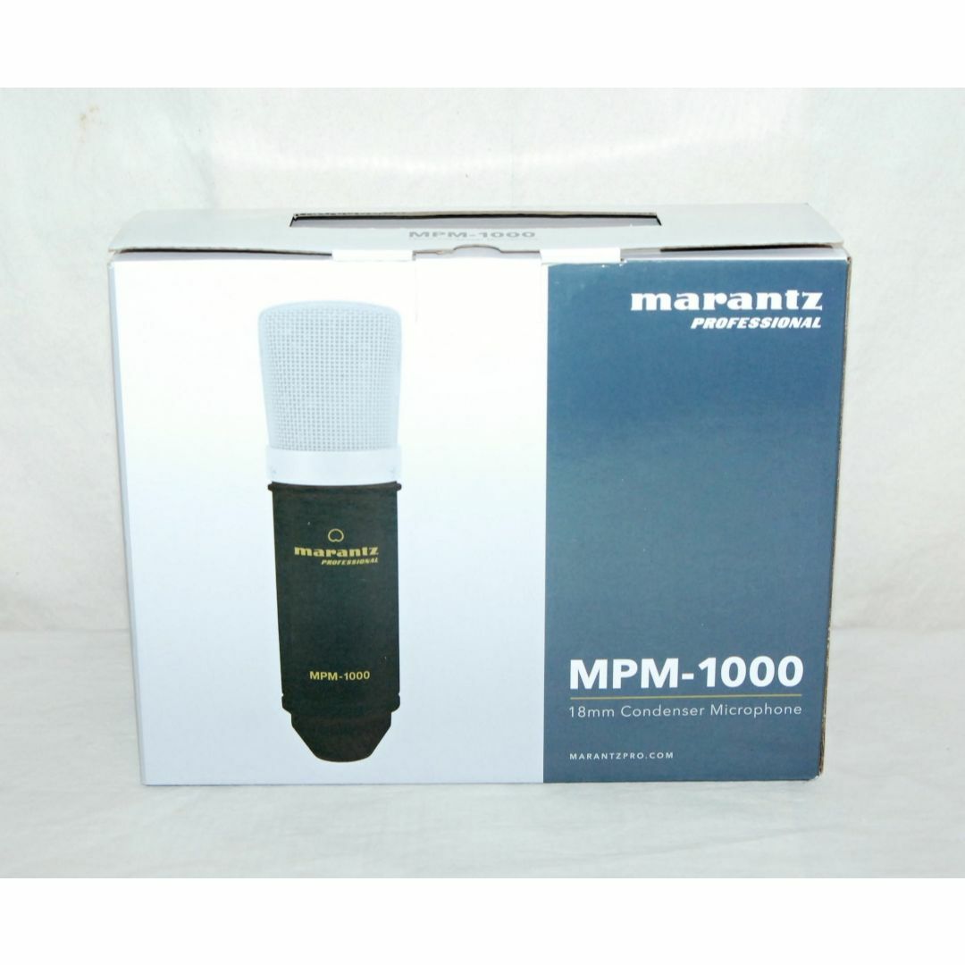 marantz(マランツ)の未使用品 マランツプロ MPM-1000 コンデンサーマイク XLRケーブル付属 楽器のレコーディング/PA機器(その他)の商品写真