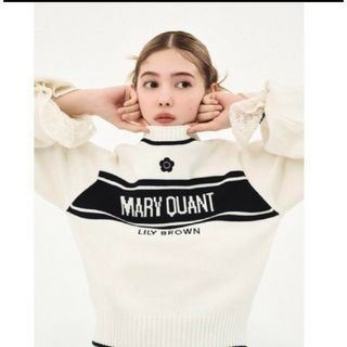 リリーブラウン(Lily Brown)の 【LILY BROWN×MARY QUANT】ジャガードニット(ニット/セーター)