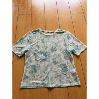 ジーユー(GU)のシースルー トップス(Tシャツ(半袖/袖なし))