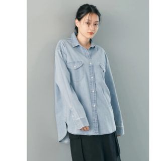 アメリカンホリック(AMERICAN HOLIC)の新品 アメリカンホリック Wポケットデニムシャツ M(シャツ/ブラウス(長袖/七分))