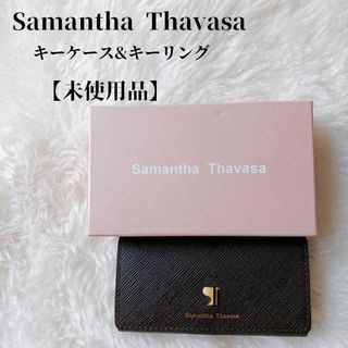 サマンサタバサ(Samantha Thavasa)の【未使用品❤️】Samantha Thavasaキーリングキーケース　ブラウン(キーホルダー)