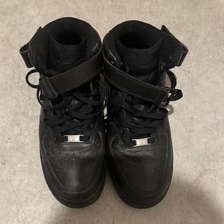 ナイキ(NIKE)のエアフォース1 mid Black(スニーカー)