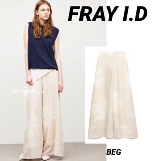 FRAY I.D - FRAY I.D/ジョーゼットロングフレアパンツ