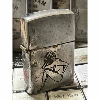 ジッポー(ZIPPO)の【ベトナムZIPPO】本物 1967年製ベトナムジッポー「ヌードモデル」(タバコグッズ)