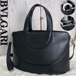 BVLGARI - 人気♡美品♡BVLGARI ブルガリ レザー 2way ショルダー トートバッグ