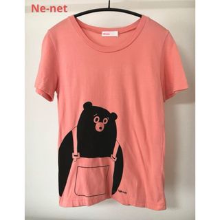 ネネット(Ne-net)のNe-net  ネネット レディース Tシャツ ピンク クマ M相当(Tシャツ(半袖/袖なし))