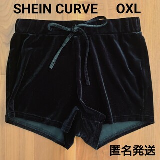シーイン(SHEIN)のSHEIN CURVE ショートパンツ ブラック サイズOXL シーインカーブ(ショートパンツ)