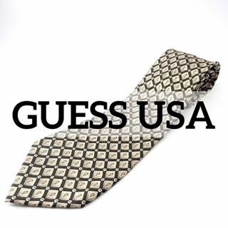 GUESS - イタリー製 GUESS USA ゲス シルクネクタイ ペイズリー