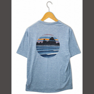 パタゴニア(patagonia)のパタゴニア 45235 キャプリーン・クール・デイリー・グラフィック・シャツ S(Tシャツ/カットソー(半袖/袖なし))