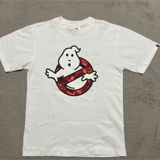 アベイシングエイプ(A BATHING APE)のAPE BAPE GHOSTBUSTERS FIRE CAMO tシャツ　M(Tシャツ/カットソー(半袖/袖なし))